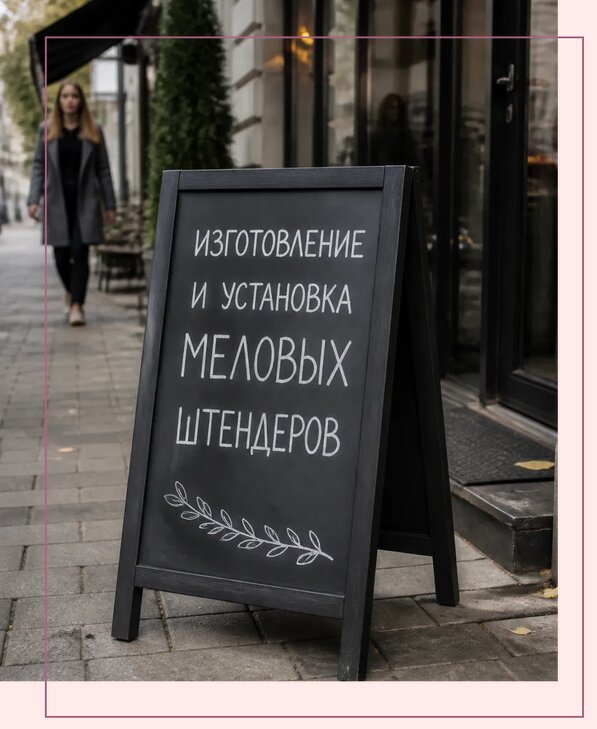 Меловые штендеры в Городце по цене от 6580 р. | Аванза-Грд